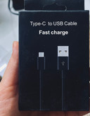 کابل شارژ Type-C به USB فست شارژ